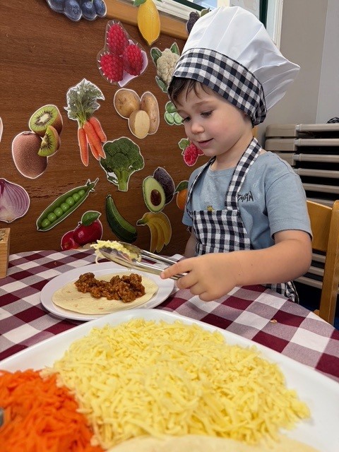 Grayson cooking